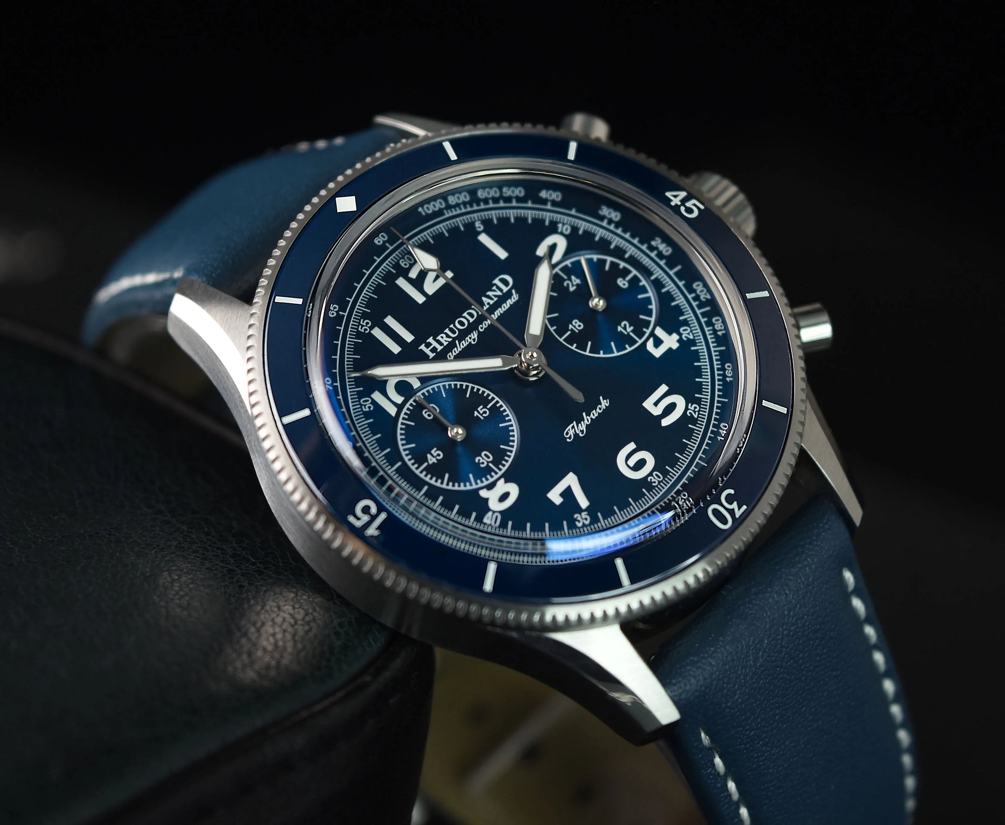 Men's Luxury Retro Sport Quartz Watch 10Bar Waterproof Stainless Steel Wristwatch with Sapphire Chronograph Business Style CHICBURN