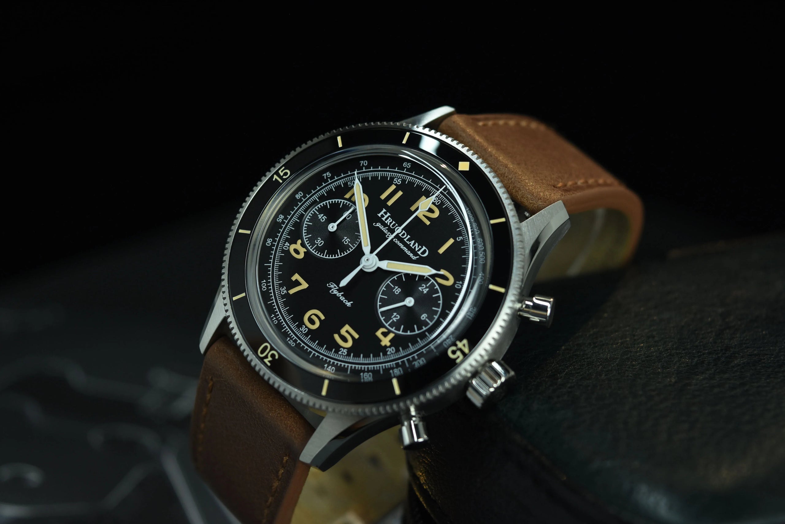 Men's Luxury Retro Sport Quartz Watch 10Bar Waterproof Stainless Steel Wristwatch with Sapphire Chronograph Business Style CHICBURN