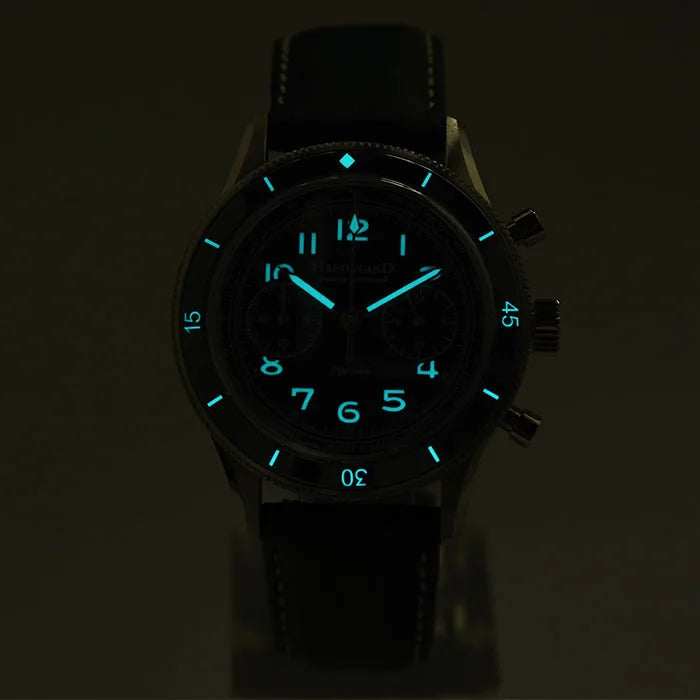 Men's Luxury Retro Sport Quartz Watch 10Bar Waterproof Stainless Steel Wristwatch with Sapphire Chronograph Business Style CHICBURN
