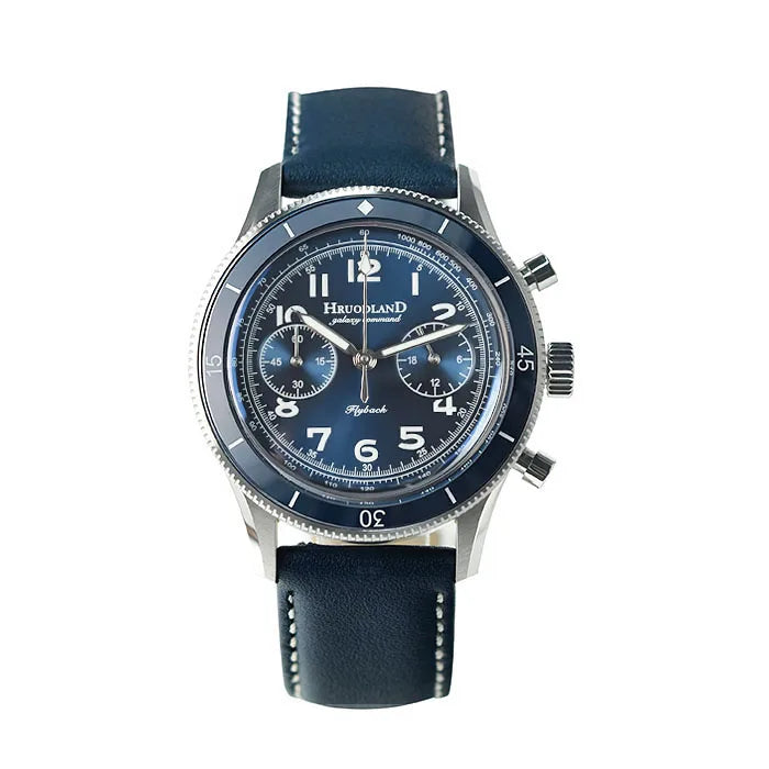 Men's Luxury Retro Sport Quartz Watch 10Bar Waterproof Stainless Steel Wristwatch with Sapphire Chronograph Business Style CHICBURN